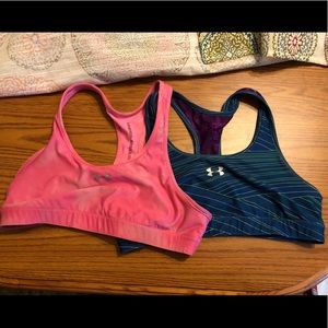 Under Armour sports bras Large